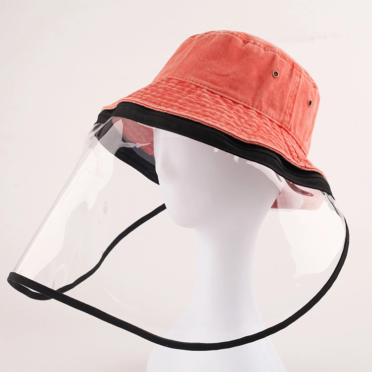 Factory Wholesale Face Shield Clear Anti Pollution Protective Hat with Face Shield