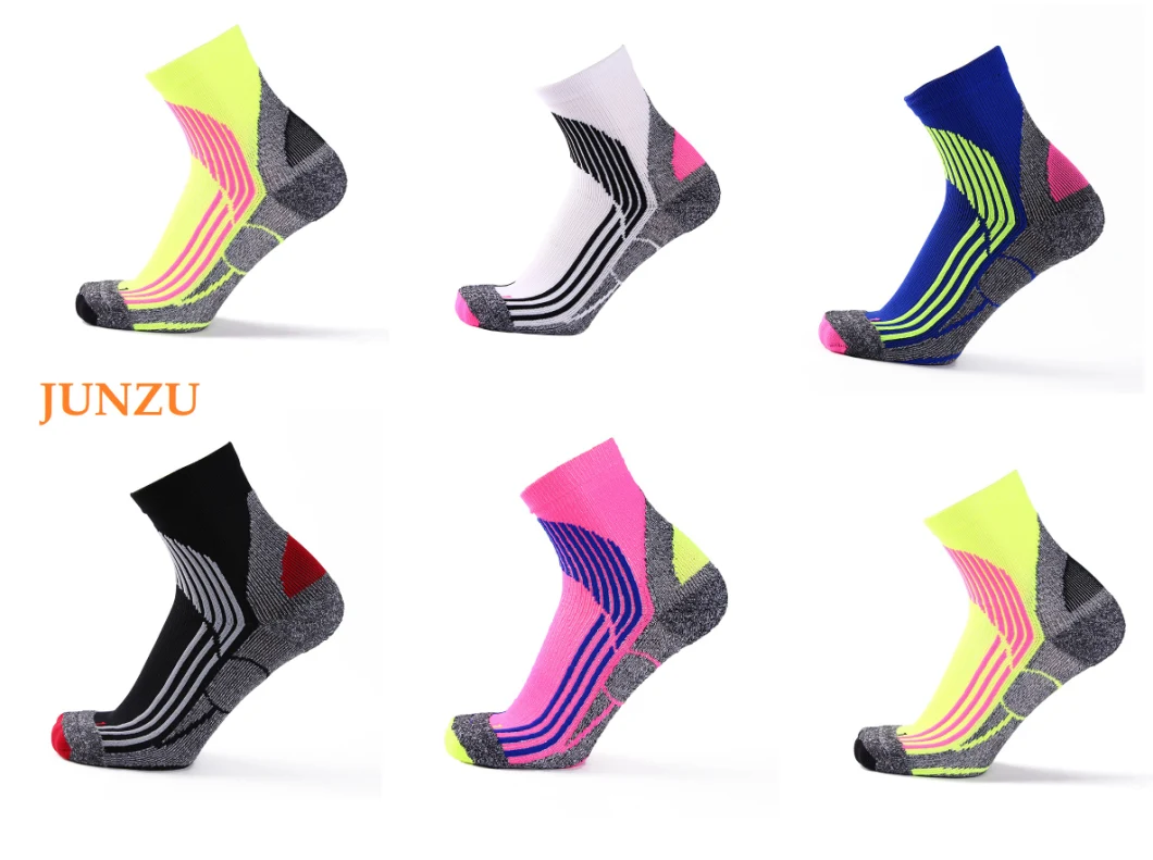 Running Custom Logo Crew Sport Socks Comfort Breathable Men Athletic Socks Compression Socks