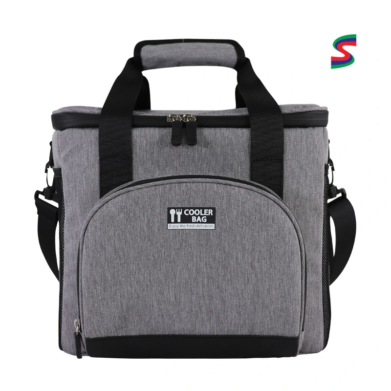 Slim Portable Cooler Bag Premium Lunch Insulated Bag for Men Hiking Picnic Soft Cooling Bag