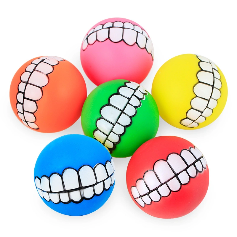 Dog Ball Teeth Toy Chew Sound Toys Pet Supplies Squeak Pets Toys