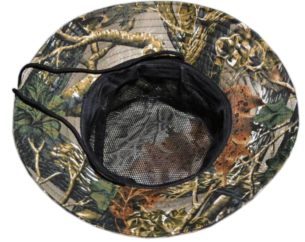 Camo Real Tree Hunting Boonie Hat Outdoor Bucket Hat with Adjustable Strap