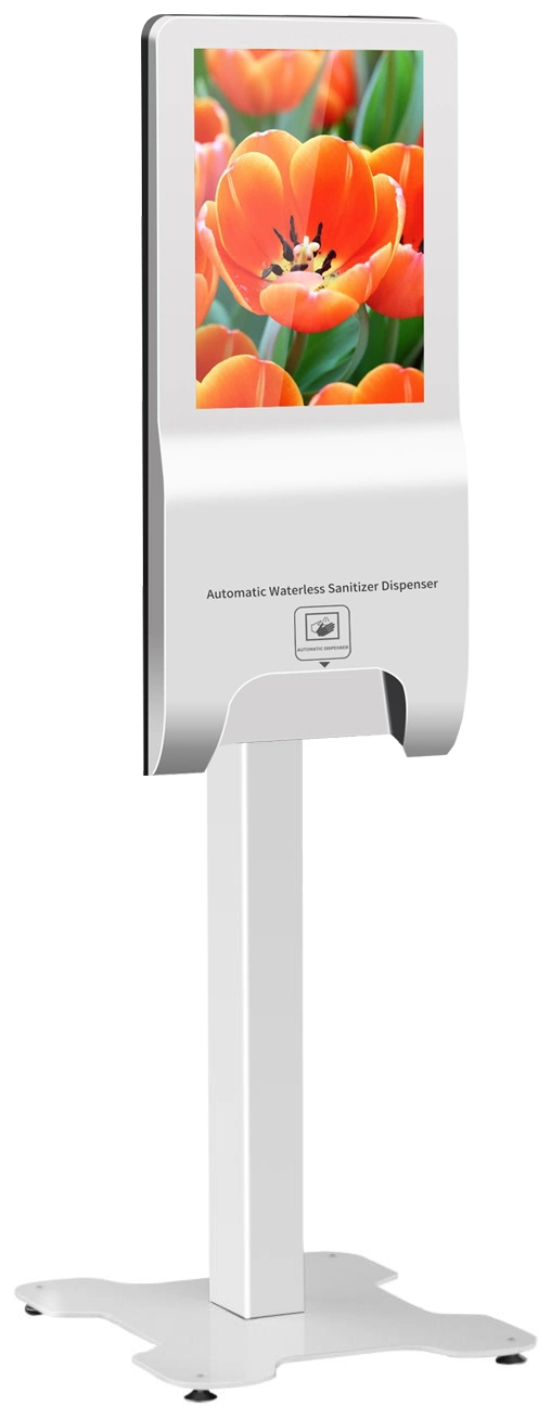 Hand Sanitizer Dispenser LCD Digital Display Auto Dispenser Digital Signage Screen