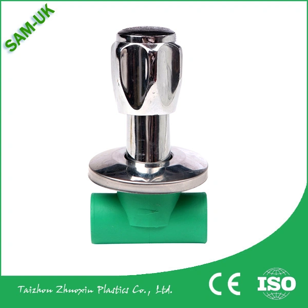 Chrome Plating Handle PPR Brass Concealed Water Valve