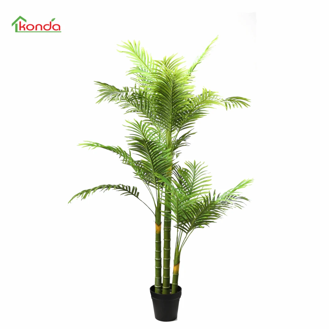 Wholesale China High Quality Artificial Palm Bonsai Tree with Nature Tree Bark