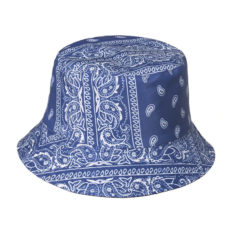 European and American Style Cashew Print Fisherman Hat Bucket Cap