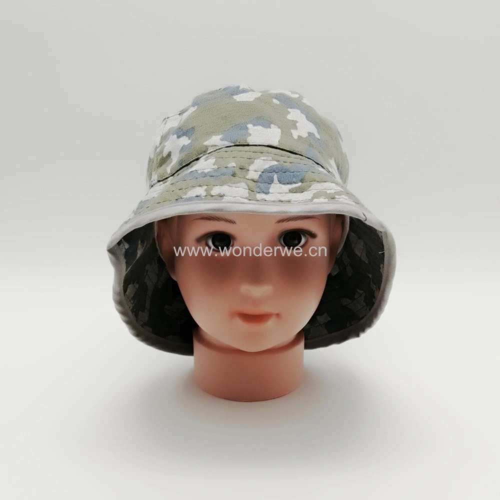 Classic Style Camo Print Kids Fisherman Hat