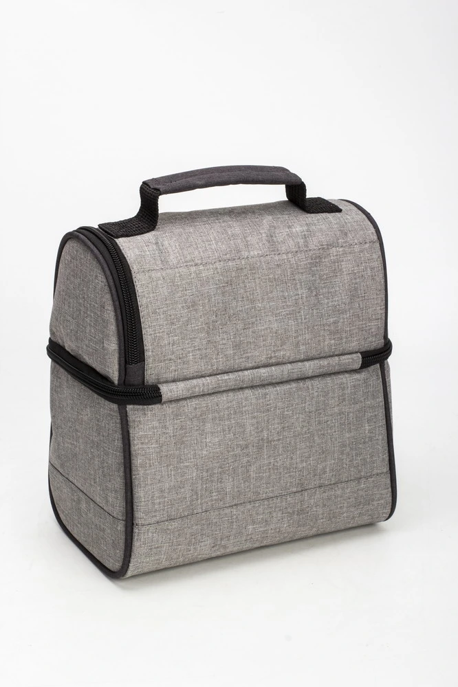 Carry Handle Dual Compartment Lunch Cooler Bag