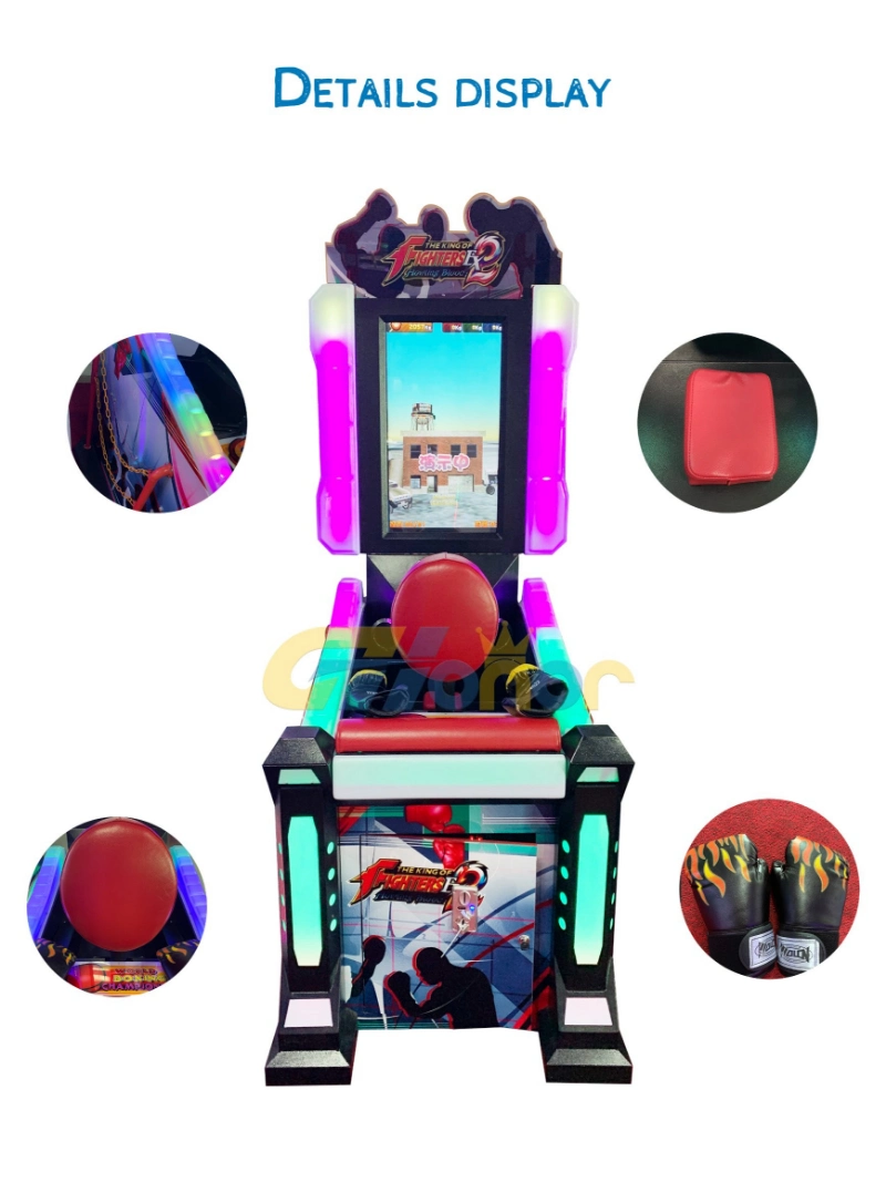 Simulator Video Game Arcade Boxing Fighting Game Coin Operated Sport Punch Game Machine Coin Operated Sport Game Arcade Punch Game Machine for Indoor