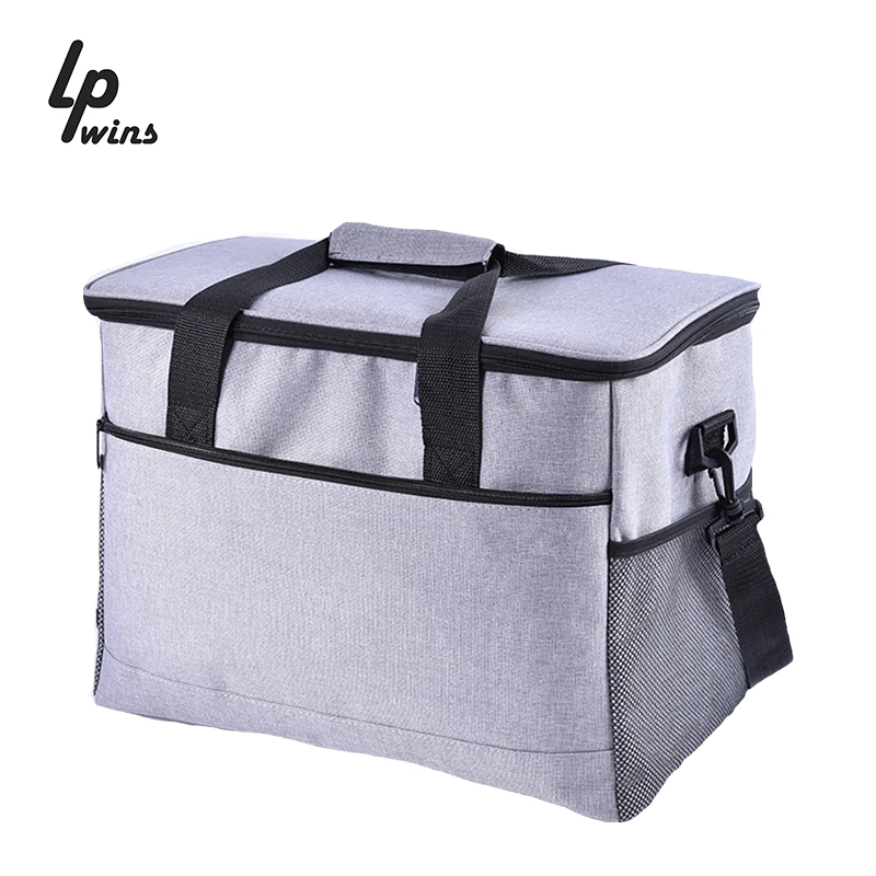 New Fashion Portable Oxford Fabric Double Deck Adult Lunch Bag Thermal Picnic Cooler Bag