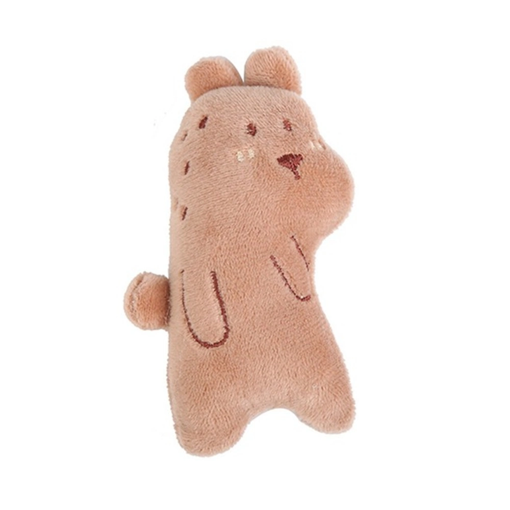 Pet Cute Animal Shape Plush Cat Toy Kangaroo Chew Doll Plush Puppy Stuffed Toy