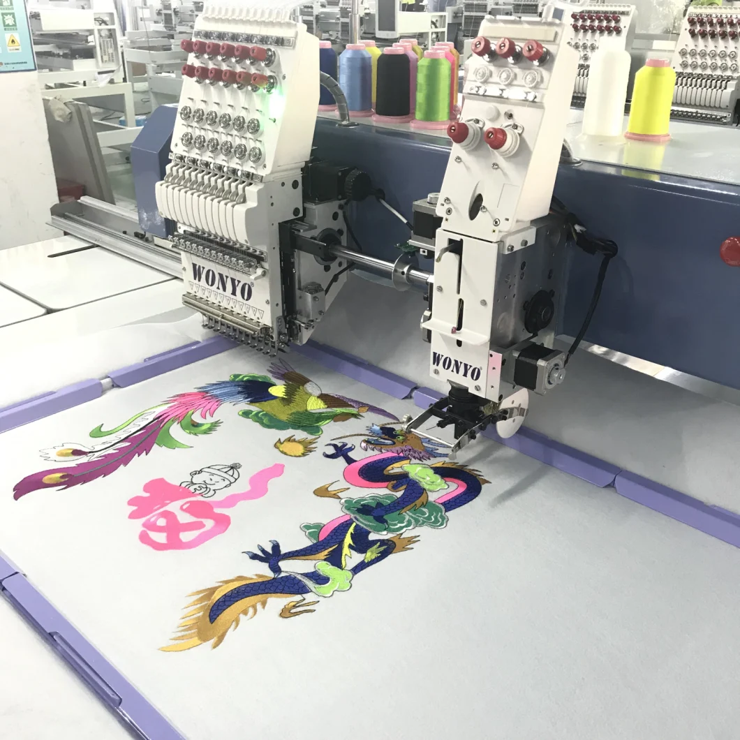 2019 New Big Area Single Head Coiling/Taping/Flat/Cording Embroidery Machine Computerized