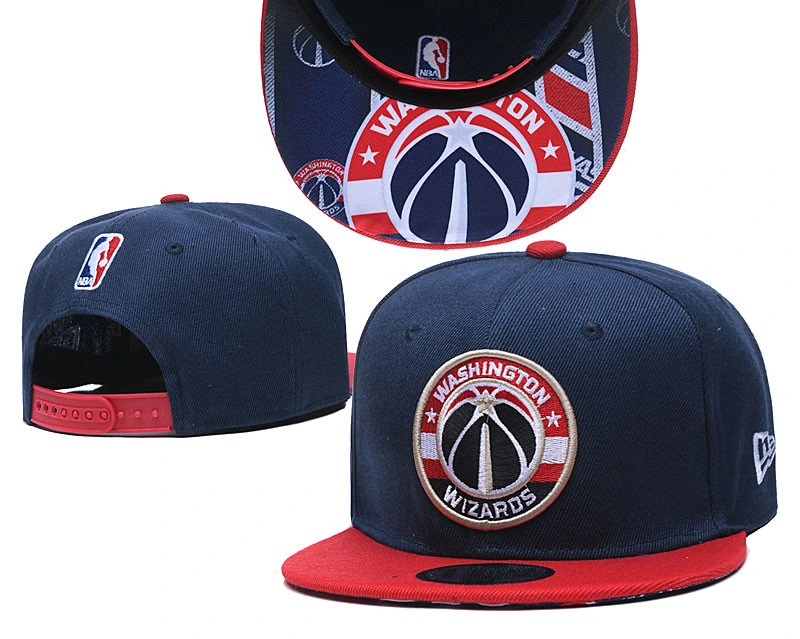 Washington Wizards Custom 6 Panel Structured Two Tone Sublimation Heat Printed Baseball Cap