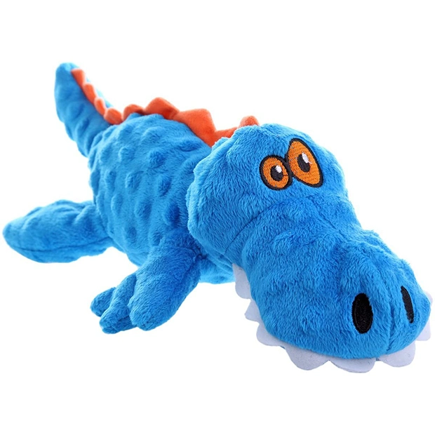 Wholesale Dog Chew Toys Squeaky Toys Small Crocodile Pet Plush Toy