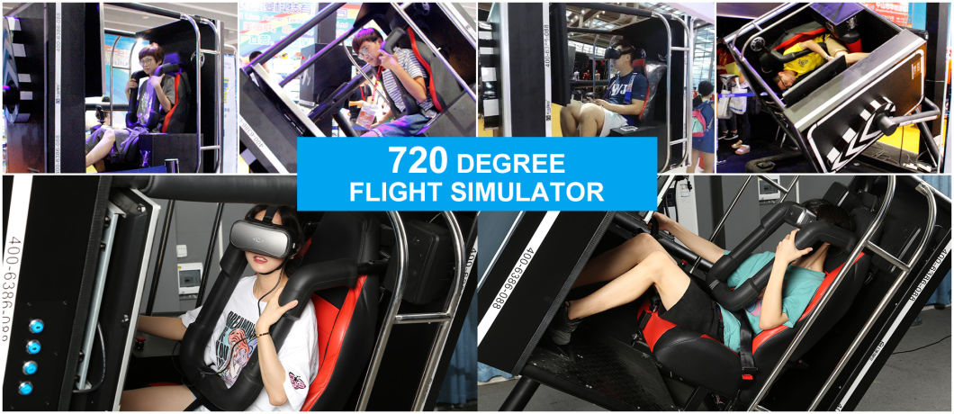 Flight Machine 9d Vr Rotation 720 Degree Flight Simulator