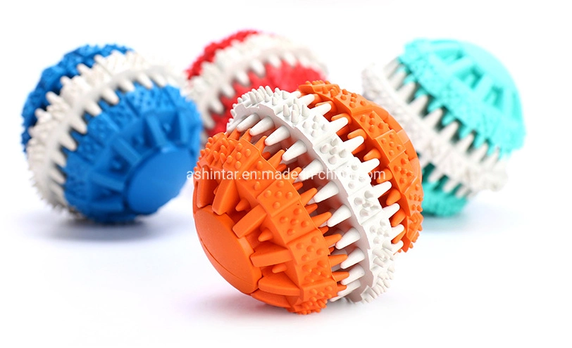 Pet Accessories Rubber Molars Cleaning Tooth Intelligence Chewing Small Ball Pet Dog Toys