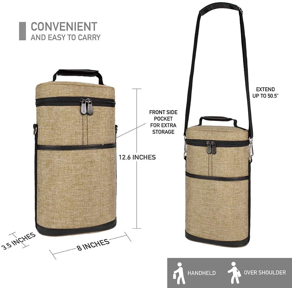 Recyclable Kid Lunch Bag Wholesale Oversized Cooler Lunch Bag Waxed Canvas Lunch Bag
