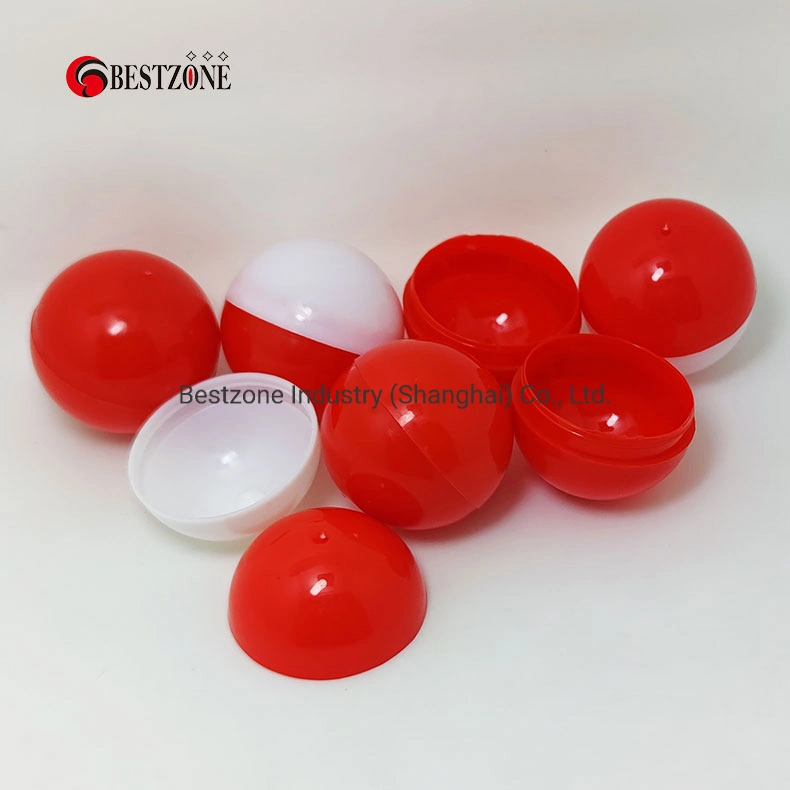 65mm 2.56 Inch Big Colorful Plastic Capsule Toys for Gashapon Gumball Toy Machine Price Container