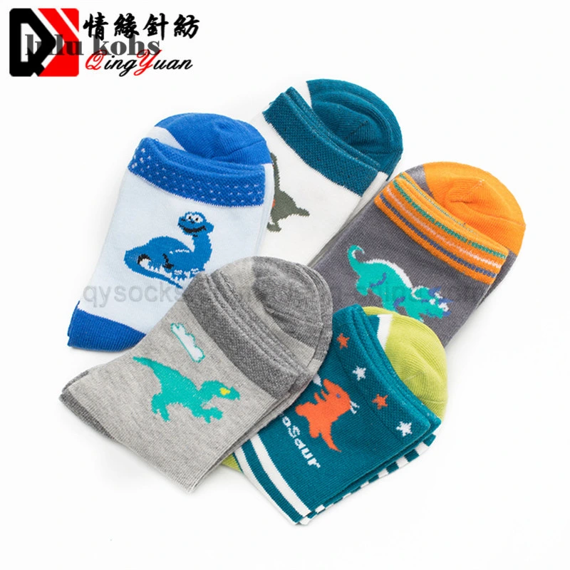 Socks for Children Dinosaur Printed Cotton Kids Socks Baby Breathable Boys Girls Sock Casual Style Socks
