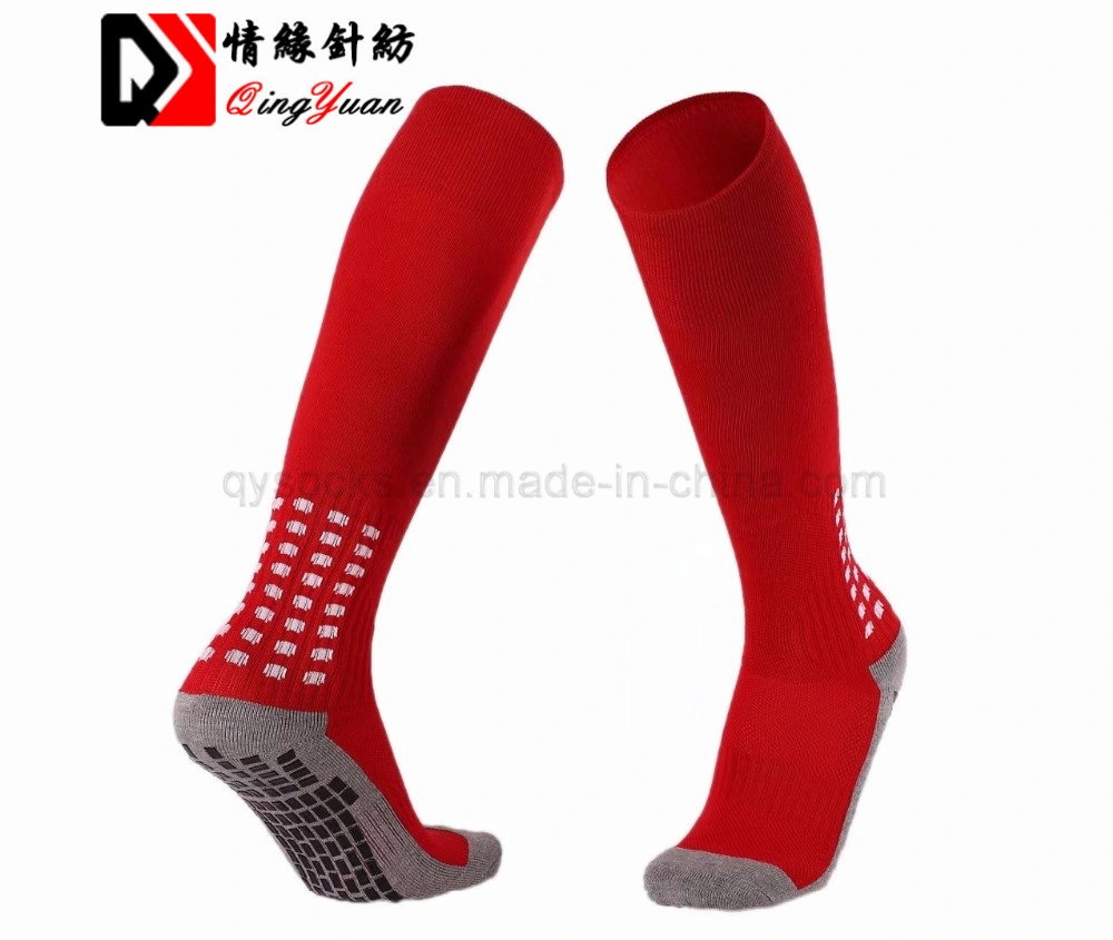 Anti Slip Men's Male Football Socks Soccer Sports Running Long Stockings Meias Socks