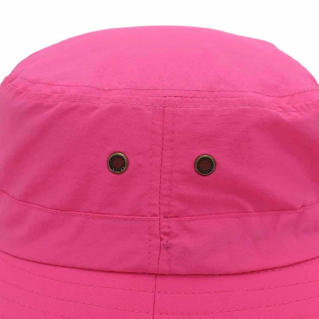 Polyester Bucket Quick Dry Fit Hat with Adjustable Toggle String