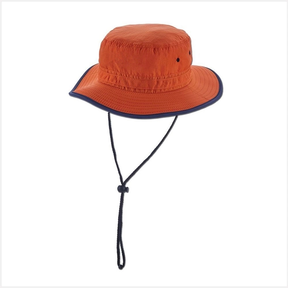 Custom Mesh Sun Hat Large Wide Brim Beach Bucket Hats Fishing Hats with String