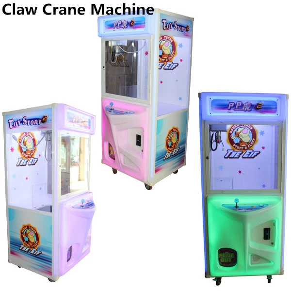 Coin Operated Plush Toy Claw Crane Machine for Leisure Center