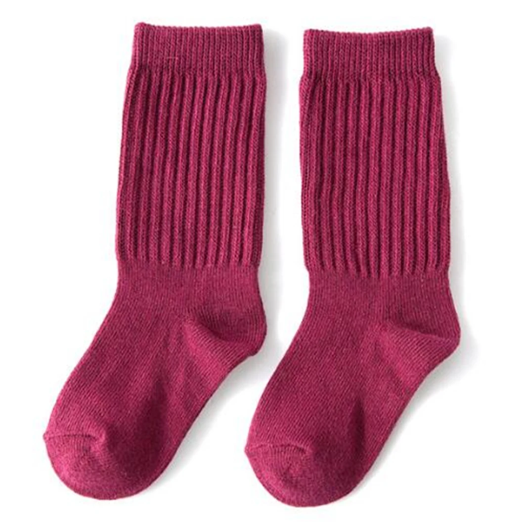 Black Red Cotton Baby Kids Socks