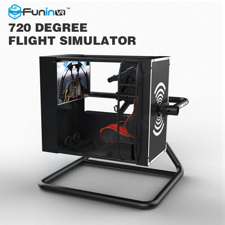 Thrilling Entertainment Flight Simulator Cockpit for Sale, 720 Degree Flight Simulator