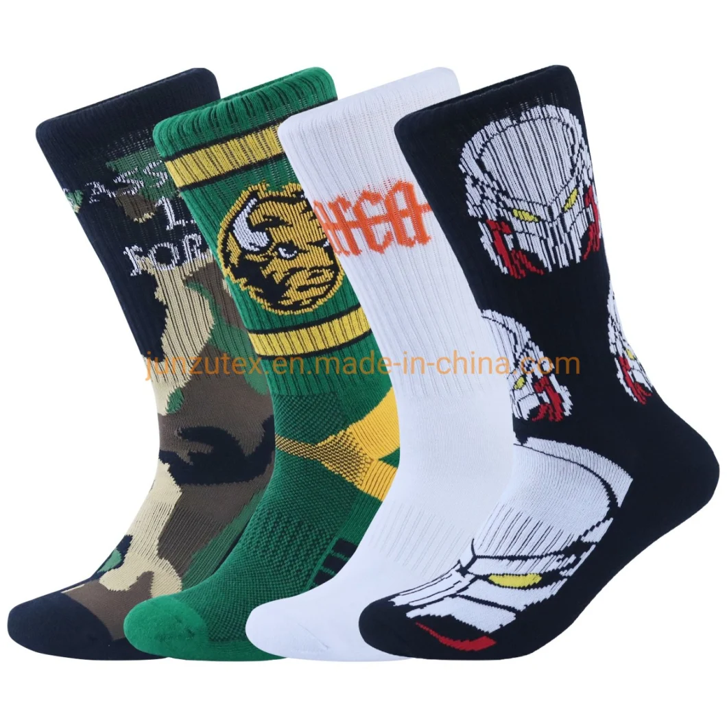 Athletic Sports Socks Cheap Factory Price New Design Elite Sport Basketball Crew Socks