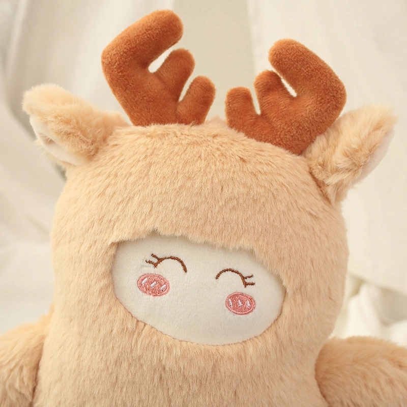 38cm Cute Cartoon Forest Animal Baby Comfort Plush Toy Creative Storytelling Rabbit Bear Stuffed Plush Soft