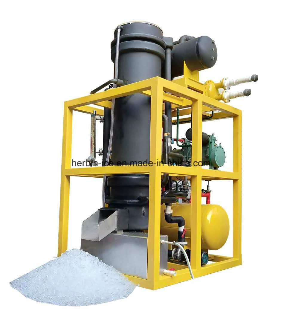 Industrial Flake Ice Maker Machine, Flake Ice Machine to Make Pure, Dry, Powder-Less Flake Ice