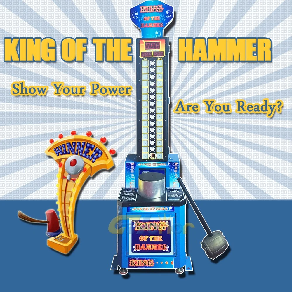 High Quality Arcade Sport Game Machine Arcade Street Fight Game Arcade Hammer Hitting Game Machine Coin Operated Big Hammer Game Machine for Sale