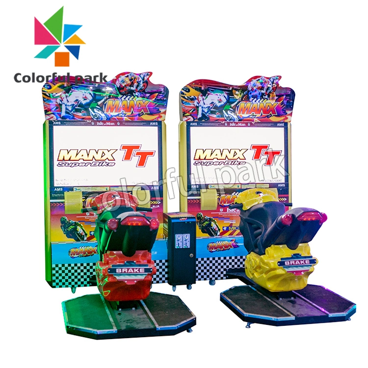 Colorful Park Tt Moto Racing Game Machine Car Simulator Game Machine
