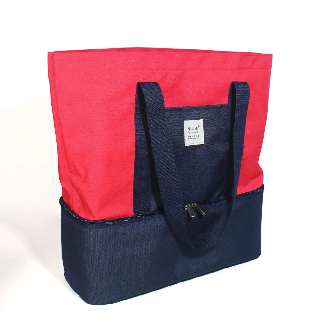 Waterproof Durable Eco-Friendly Insulated Picnic Family Vacations Parties Outdoors Lunch Tote Bag