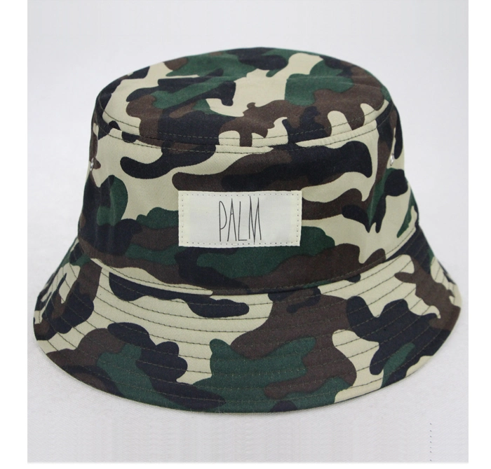 Cool Colorful with Rope Simple Fashion Cotton Camo Bucket Hats