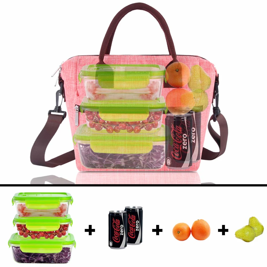 Women Water-Resistant Leakproof Cooler Lunch Tote Bag for Work/School/Picnic