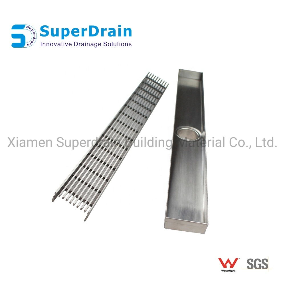 Brushed Shower Floor Drain Anti-Corrosion Shower Floor Drain with Removable Cover