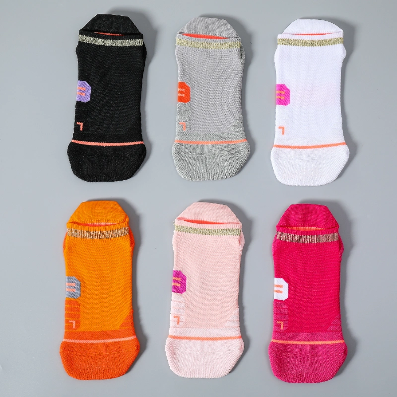 Orange Clow Low Cut Ankle Men Women Socks Mesh Breathable Hiking Compression Athletic Custom Sports Running Socks