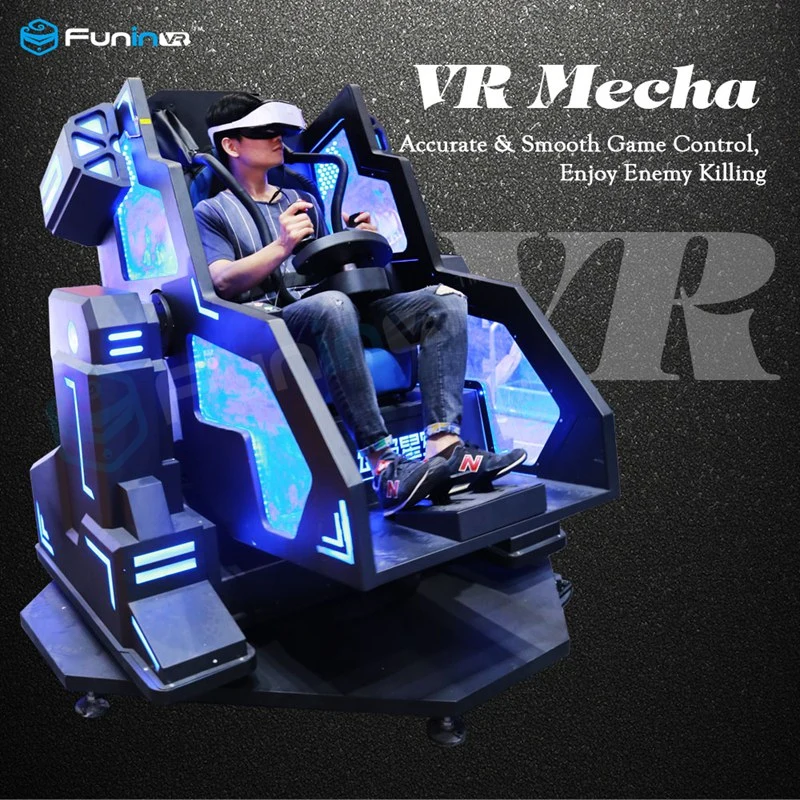 New Motion Game Machine Mecha Vr Simulator 9d Cinema Vr Simulator in Game Center