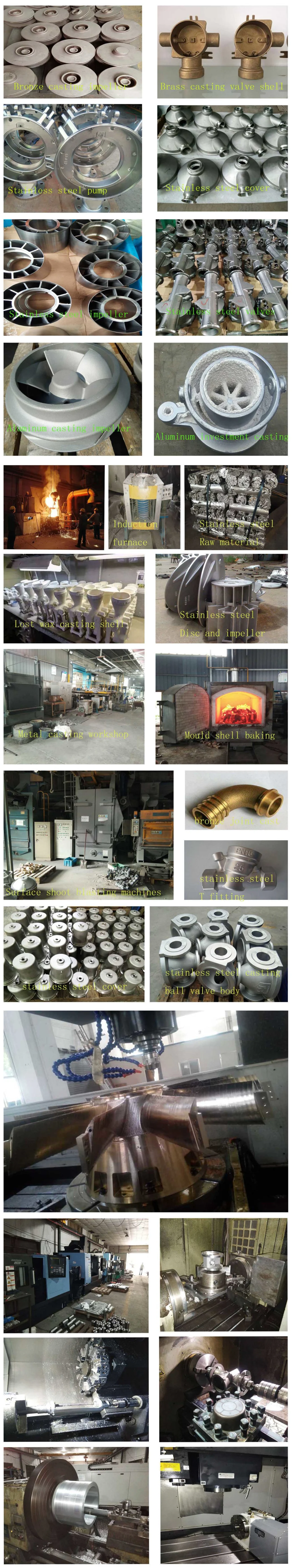 Stainless Steel Pipe Fittings/Joints/Plumbs Made by Investment Casting