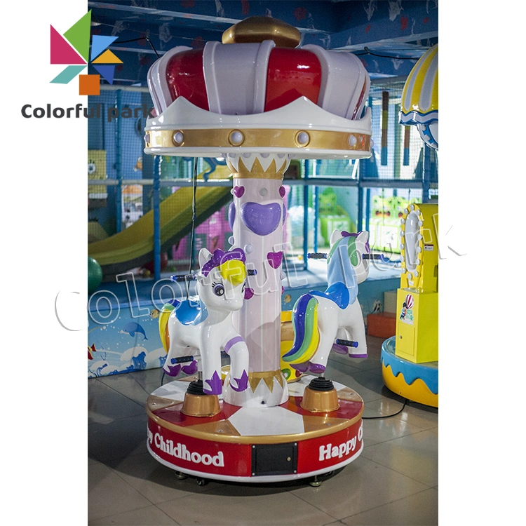 3 People Carousel Wholesale Arcade Game Machine Basketball Hoop Game Coin Operated Kiddie Rides