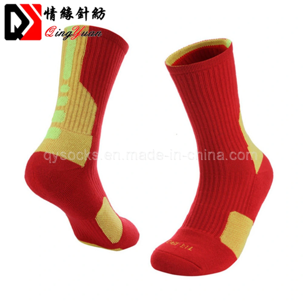 Wholesale Custom OEM Sport Men Crew Socks Elite Basketball Socks