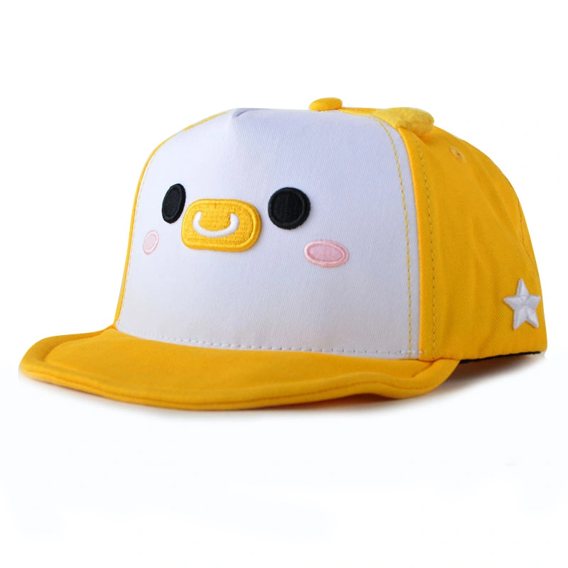 5 Panel Cotton Twill Baby Lovely Kids Hat Soft Children Cap with Embroidery