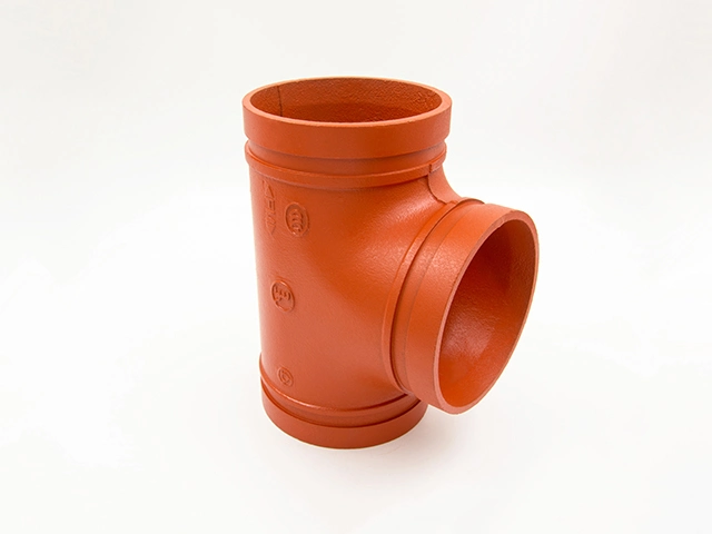 Fire Protection Pipe Fittings, Grooved Ductile Iron Fittings - Reducing Tees