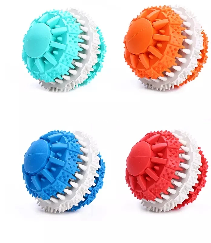 Pet Accessories Rubber Molars Cleaning Tooth Intelligence Chewing Small Ball Pet Dog Toys