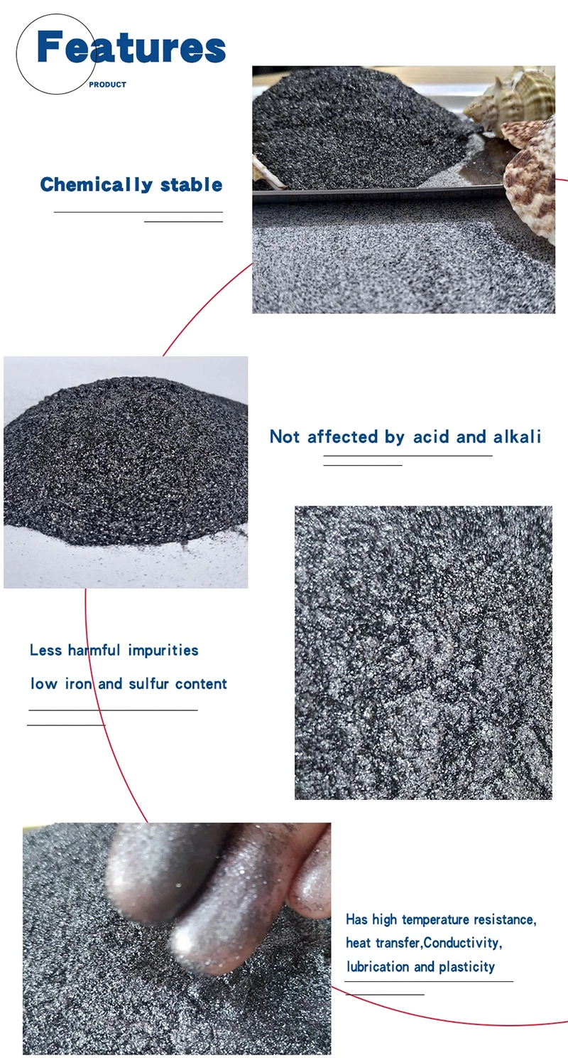 Fixed Carbon 95% Natural Flake Graphite Powder Uesd for Raw Material for Battery and Pencil-Graphite