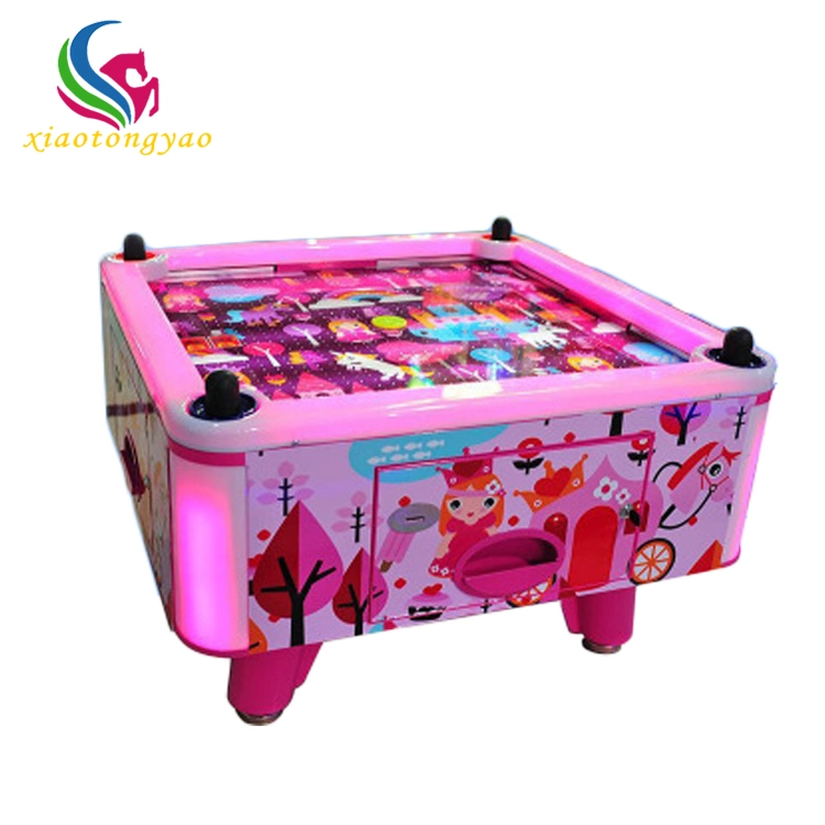 4 Person Square Arcade Funny Game Table Kids Ice Air Hockey