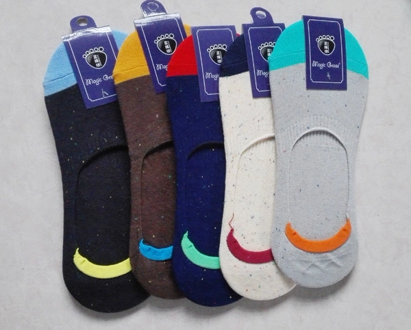 Non Slip Ankle Cotton Socks with No Show Socks