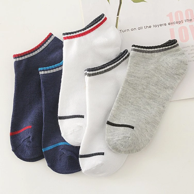 Factory Wholesale Cheap Unisex Invisible Sock Black White Grey Adults Low Cut Ankle Socks Men