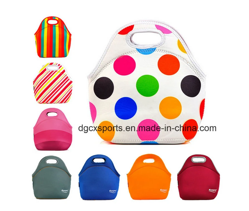 New Style Fitness Insulated Neoprene Picnic Lunch Food Bag Thermal Cooler Bag for Kids